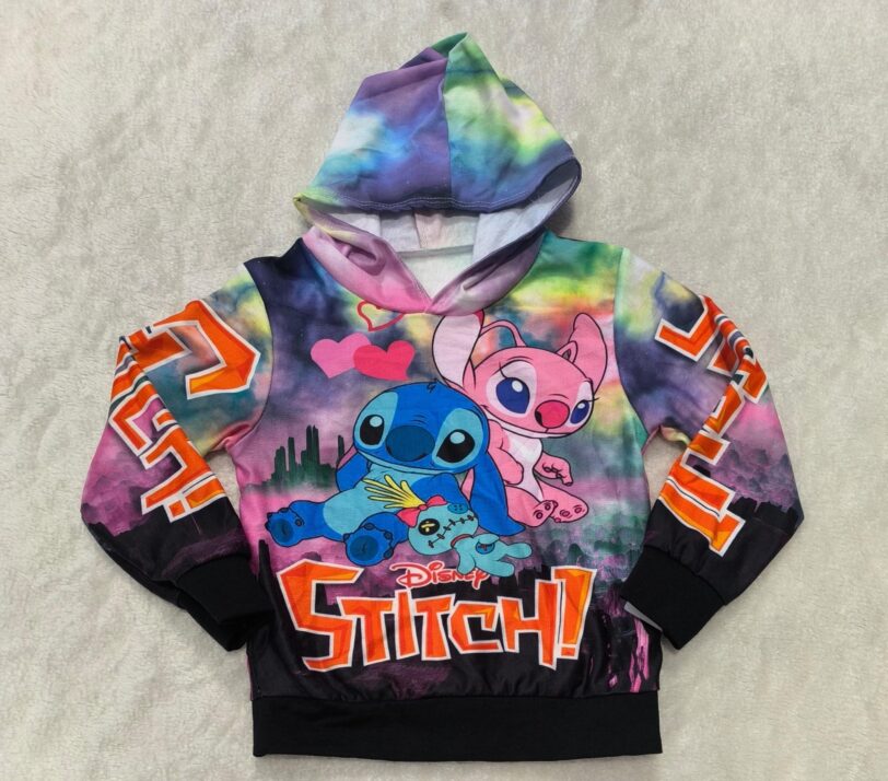 SUDADERA STITCH AFELPADA