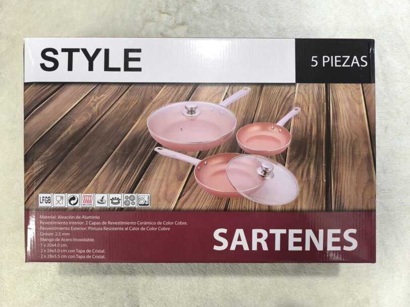 SET SARTENES 5 PIEZAS