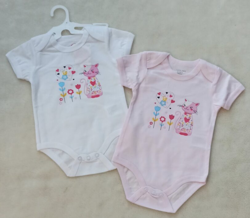 BODYS NIÑA- PACK DE 2