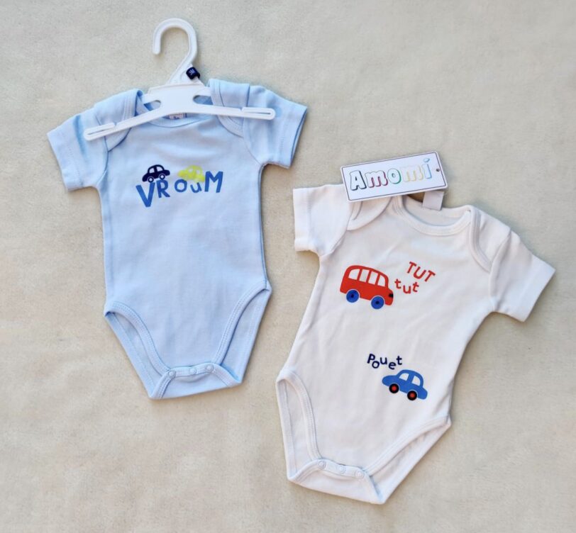 BODYS DE NIÑO-PACK DE 2