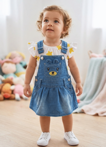 VESTIDO/PETO VAQUERO