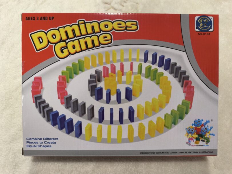 DOMINÓ PIEZAS COLORES