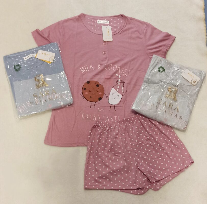 PIJAMA MUJER GALLETA