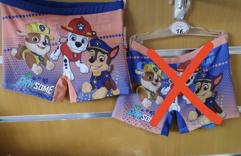 BAÑADOR PATRULLA talla 6 años