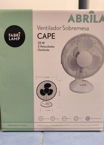 VENTILADOR SOBREMESA