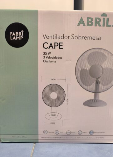 VENTILADOR SOBREMESA