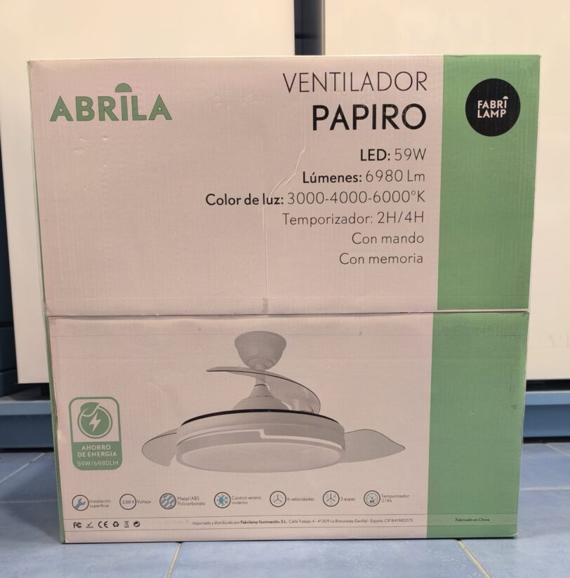 VENTILADOR DE TECHO