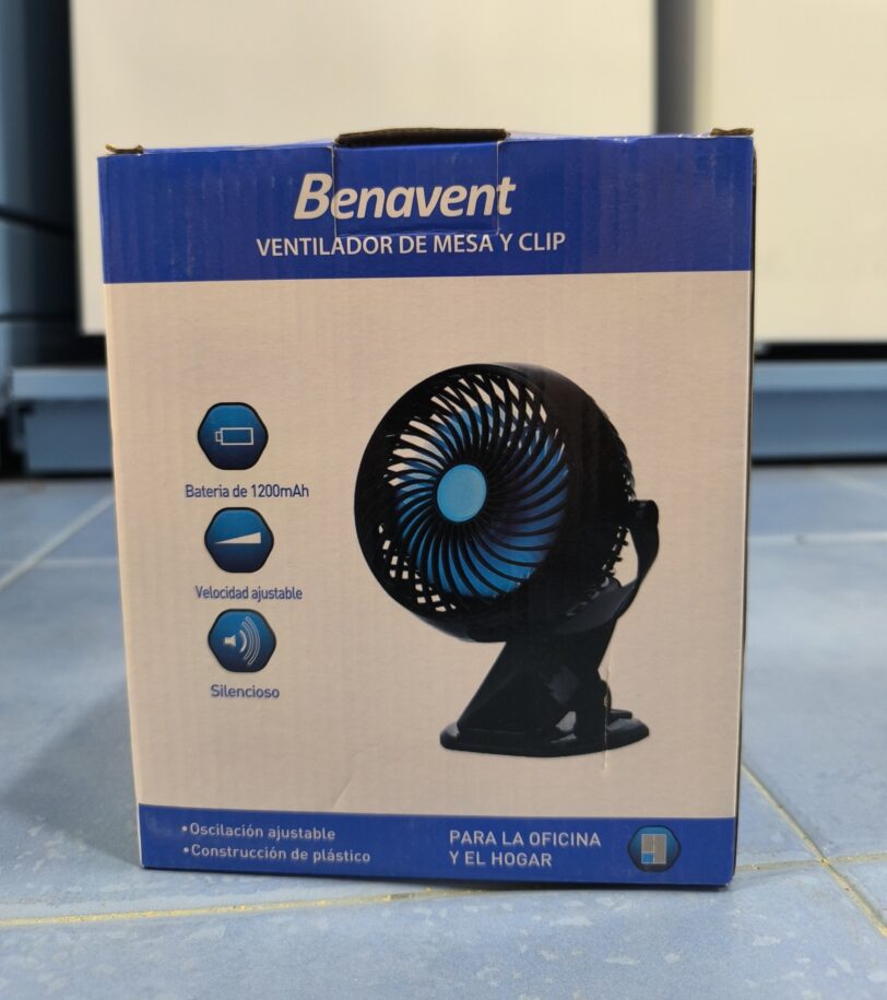VENTILADOR MINI SOBREMESA Y CLIP