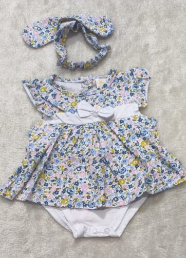 VESTIDO+CINTA BEBÉ