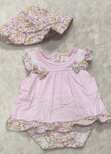 VESTIDO+SOMBRERO BEBÉ