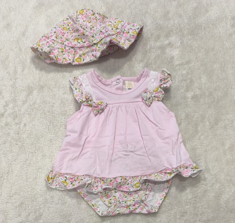 VESTIDO+SOMBRERO BEBÉ