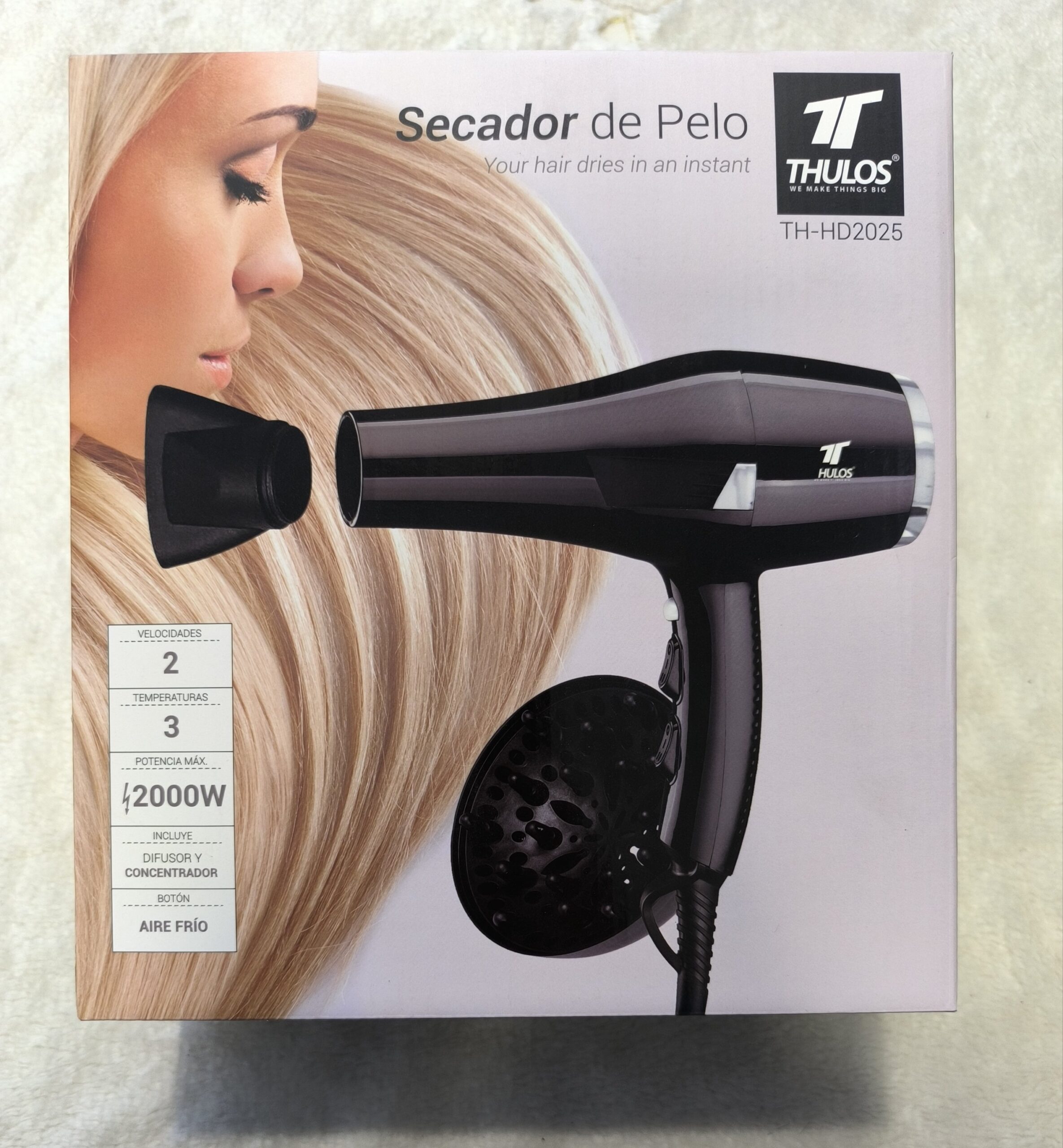 SECADOR DE PELO THULOS