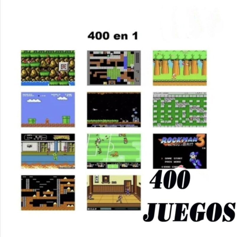 VIDEOCONSOLA RETRO PORTÁTIL
400 JUEGOS - Imagen 4