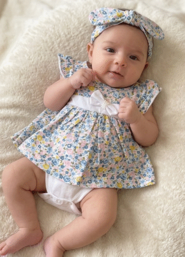 VESTIDO+CINTA BEBÉ