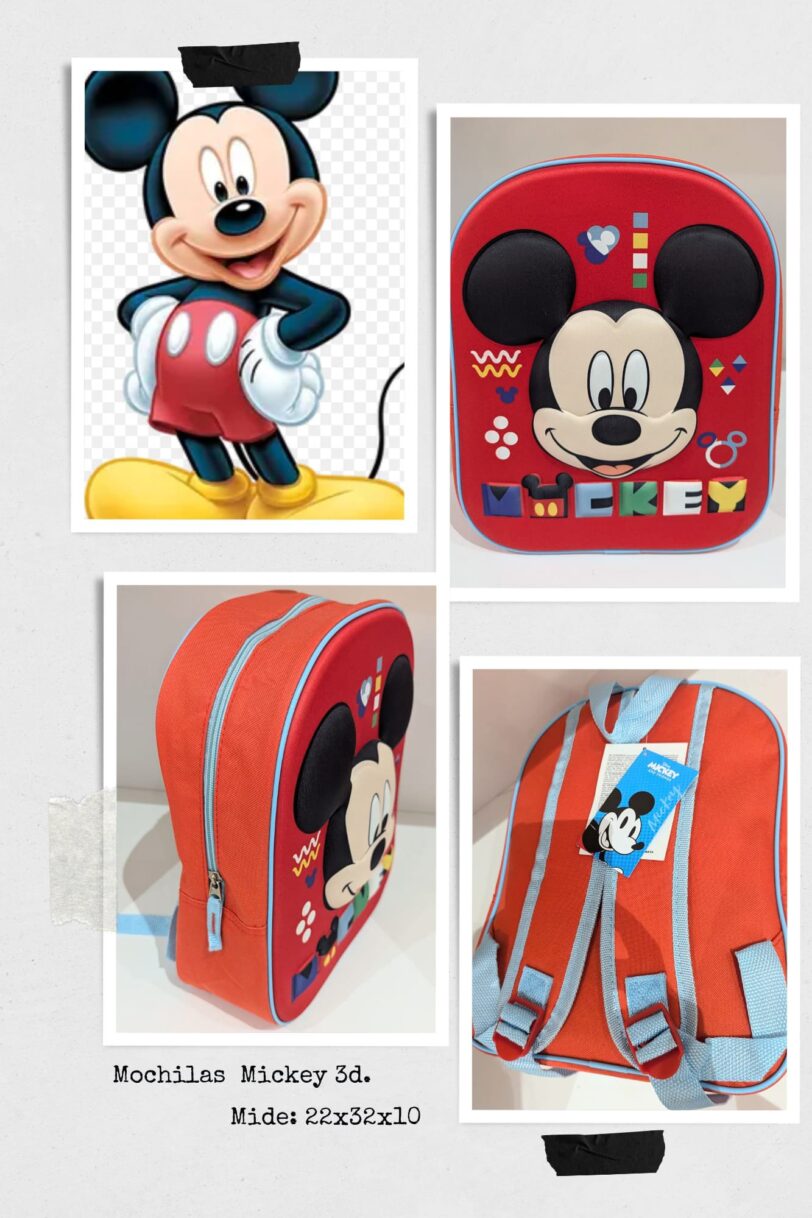 MOCHILA MICKEY MOUSE 3D - Imagen 2