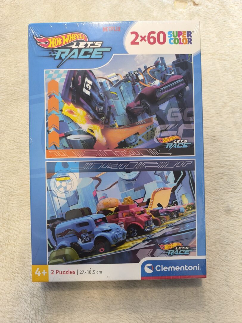 PUZZLE HOT WHEELS 2x60 piezas