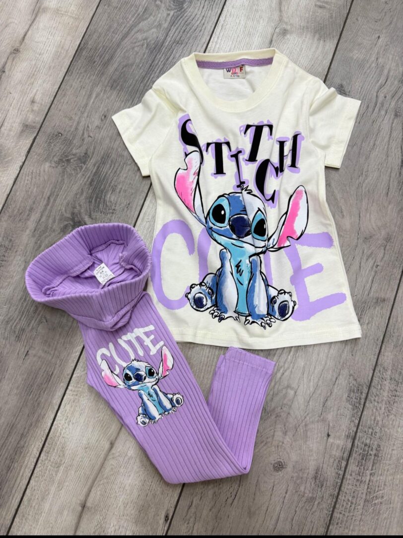 CONJUNTO STITCH 
Camiseta+leggin - Imagen 2
