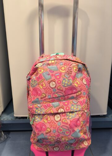 MOCHILA+CARRO FLORES
