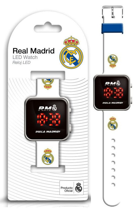 RELOJ LED REAL MADRID