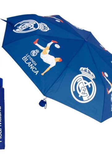 PARAGUAS PLEGABLE REAL MADRID