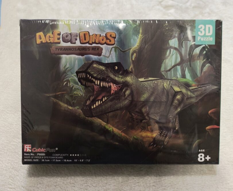 PUZZLE DINOSAURIO 3D
