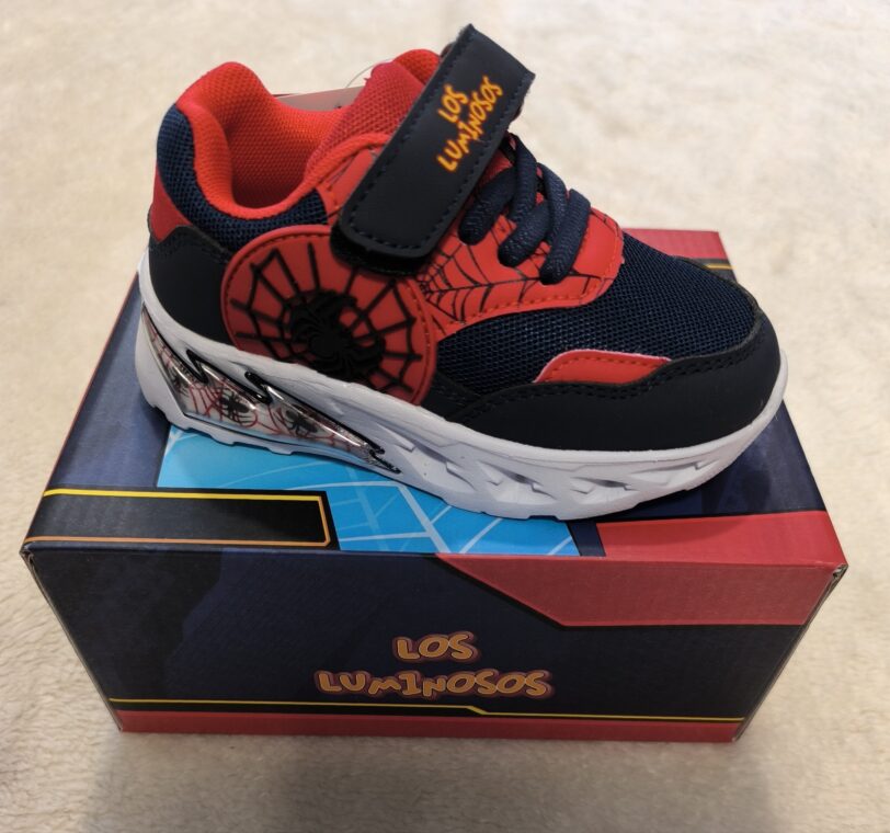 DEPORTIVA SPIDERMAN CON LUZ - Imagen 2