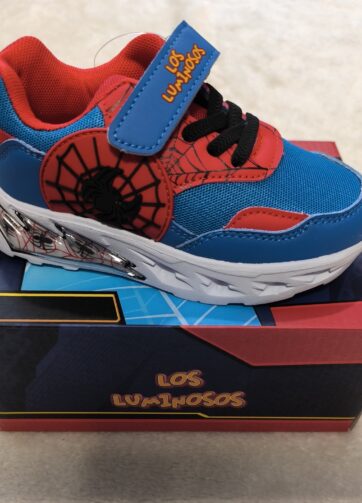 DEPORTIVA SPIDERMAN CON LUZ