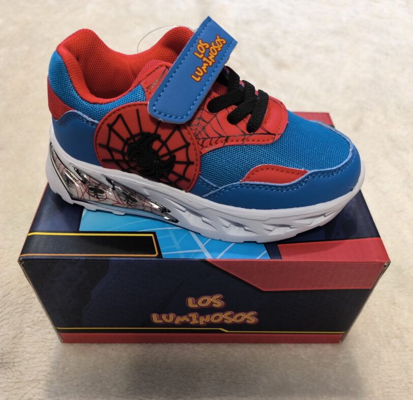 DEPORTIVA SPIDERMAN CON LUZ