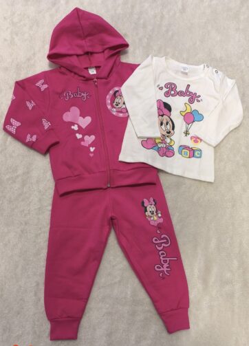 CHÁNDAL MINNIE BEBÉ 3 piezas