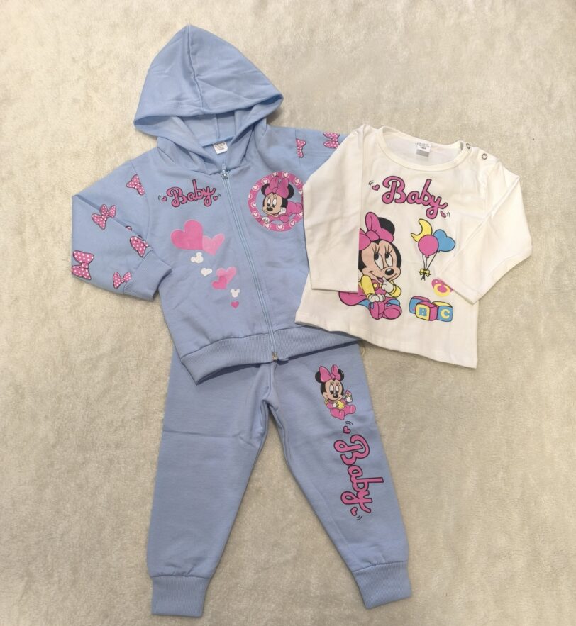 CHÁNDAL MINNIE BEBÉ 3 piezas - Imagen 2