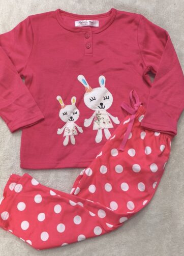 PIJAMA NIÑA CONEJITOS