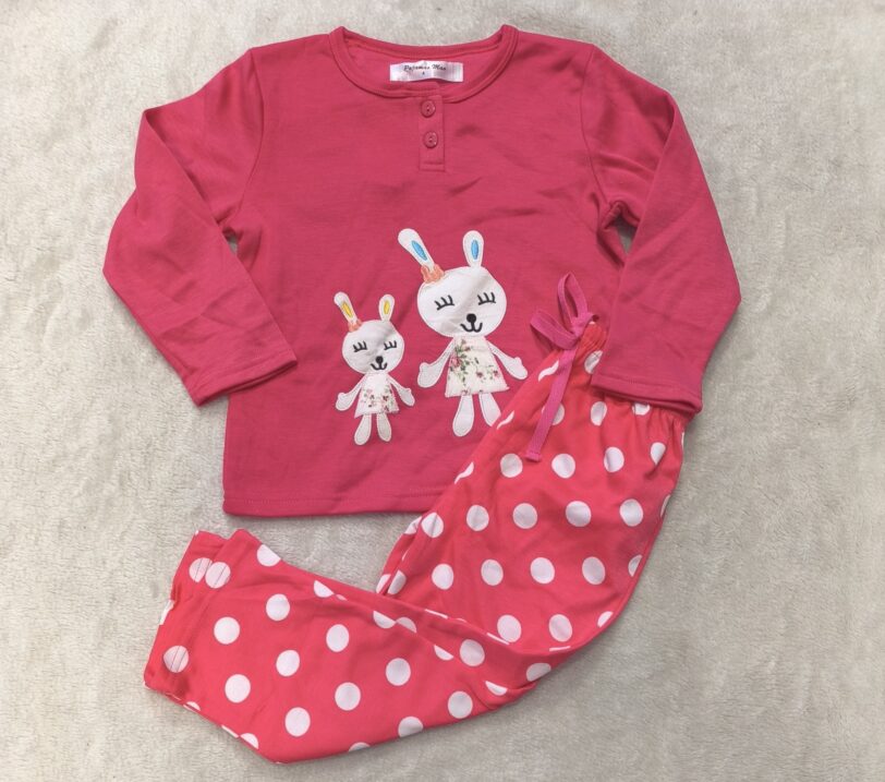 PIJAMA NIÑA CONEJITOS