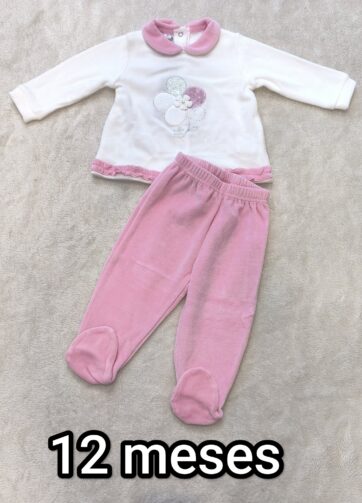 PIJAMA TERCIOPELO 12 meses