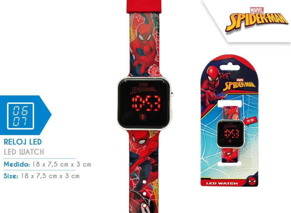 RELOJ LED SPIDERMAN - Imagen 2