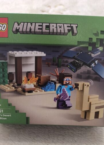 LEGO MINECRAFT STEVE EN EL DESIERTO