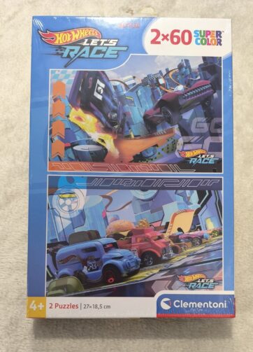 PUZZLE HOTWHEELS 2x60 piezas