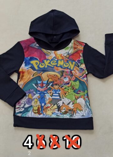 SUDADERA POKÉMON
Felpa interior