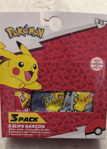 PACK 3 CALZONCILLOS POKÉMON