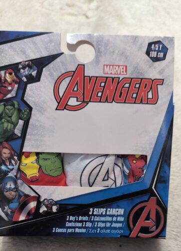 PACK 3 CALZONCILLOS AVENGERS