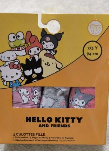 PACK 3 BRAGAS. HELLO KITTY