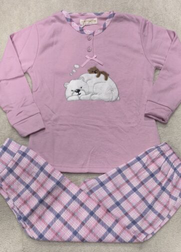 PIJAMA NIÑA OSO