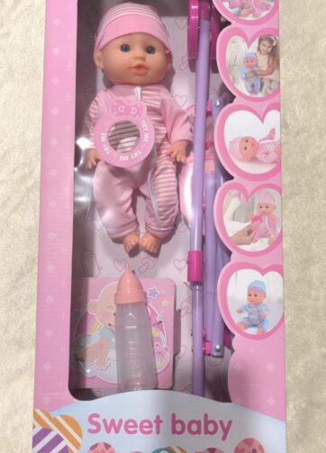 JUEGO MUÑECA Y CARRITO