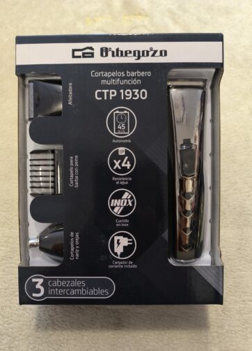 CORTAPELOS BARBERO MULTIFUNCIÓN 3 en 1 ORBEGOZO
