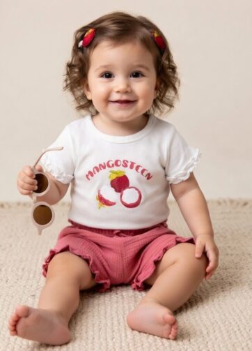 CONJUNTO BEBÉ NIÑA
Conjunto+gafas+pinzas del pelo